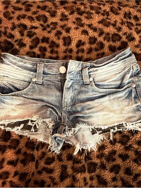 Vintage Lip Service Extra Low-Rise Denim Shorts